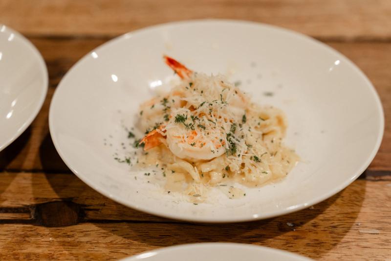 Shrimp pasta